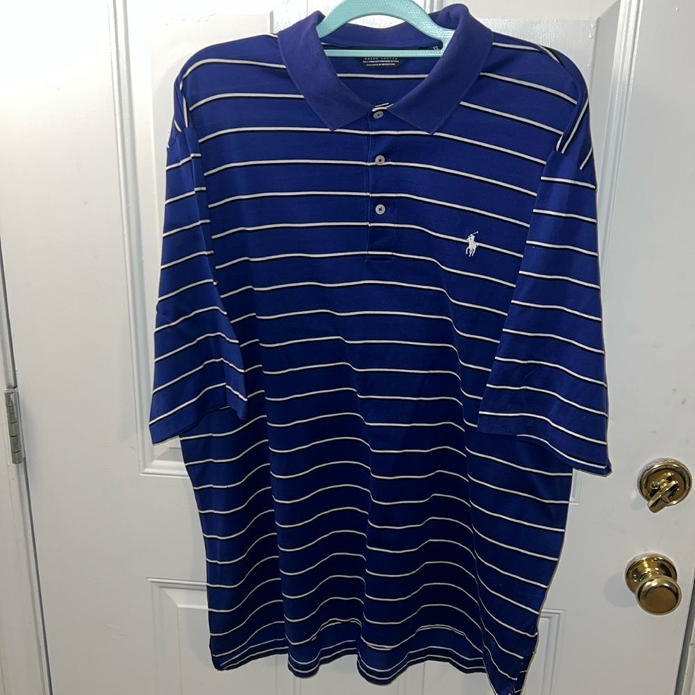 Polo Ralph Lauren shirt blue white black